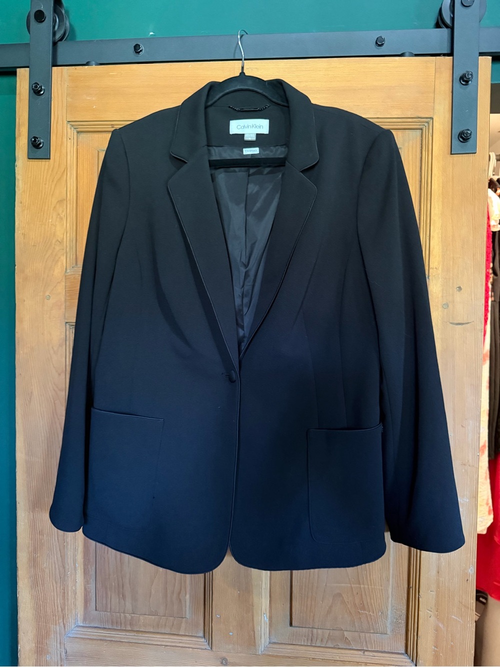 Calvin Klein Black Single-Button Women's Blazer